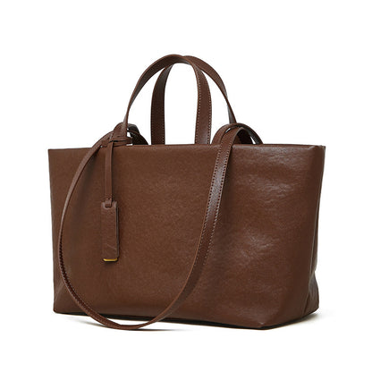 Genuine Leather Women's Bag Underarm One Shoulder Retro