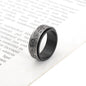 Nordic Style Stainless Steel Rotatable Rotatable Ring Men